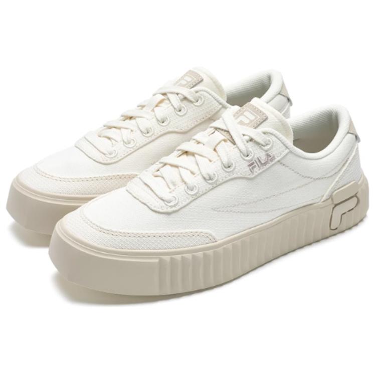 Fila Gear 1S Retro Casual Lightweight Low-Top Canvas Shoes Women Sneaker White F12W432310FMM