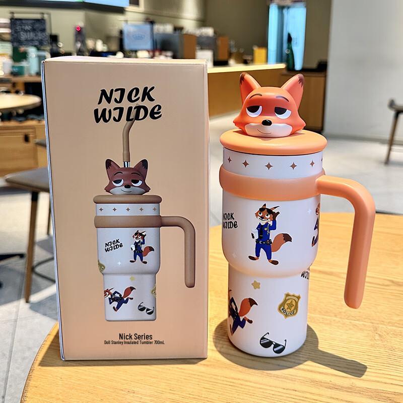 Minghui Zootopia Nick & Judy Insulated Tumbler