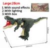 The Toy Dinosaurs Gun Decompression Roaring Swing Zazaza Dinosaur Toys for Boys Fidget Playthings Creative Telescopic Gifts for Kids
