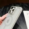 Luxury Bracket Stand Magnetic Phone Case for iPhone 16 15 14 Plus 13 12 11 16 Pro Max With Lens Protection Cover for Magsafe