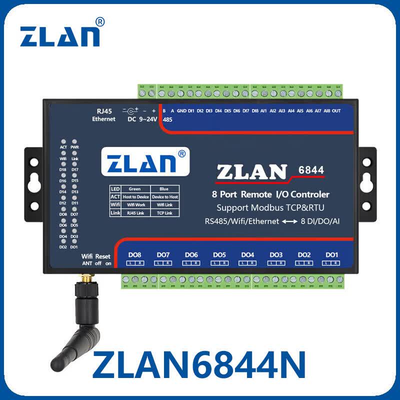 ZLAN Remote IO Controller for Data Acquisition