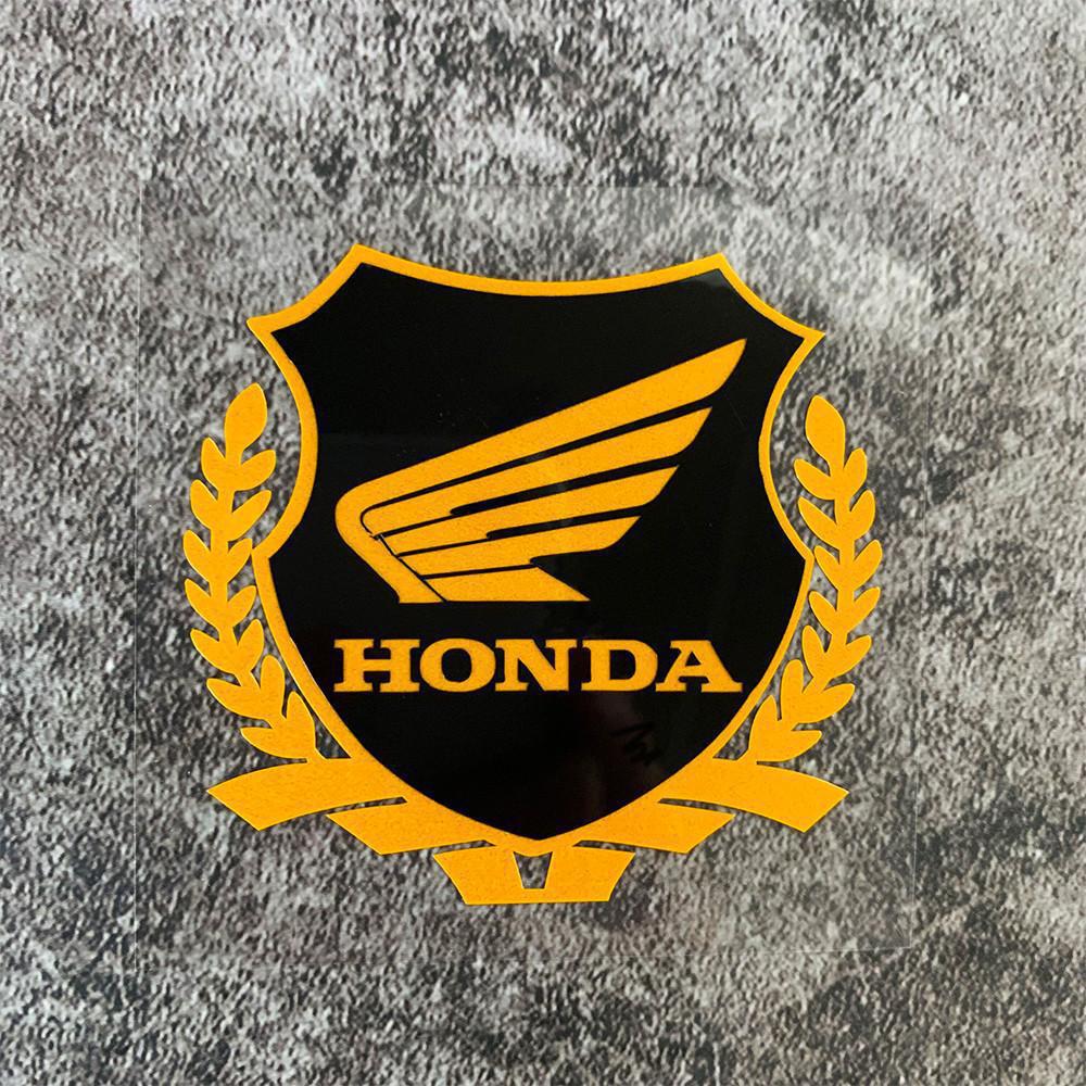 Honda Motorcycles Reflective Stickers: Wing, CBR, HRC Helmet Logos