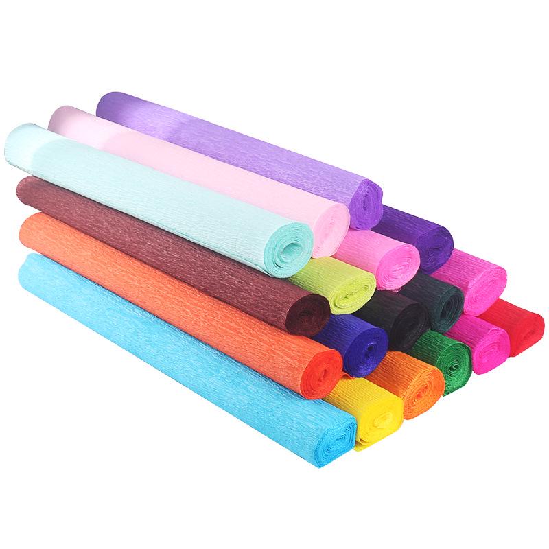 Colorful Crepe Paper for DIY Flowers and Crafts - Perfect for Handmade Roses and Kindergarten Projects