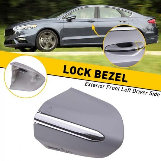 Front Left Driver Side Door Exterior Chrome Handle Fit Cover 13-20 Ford Fusion