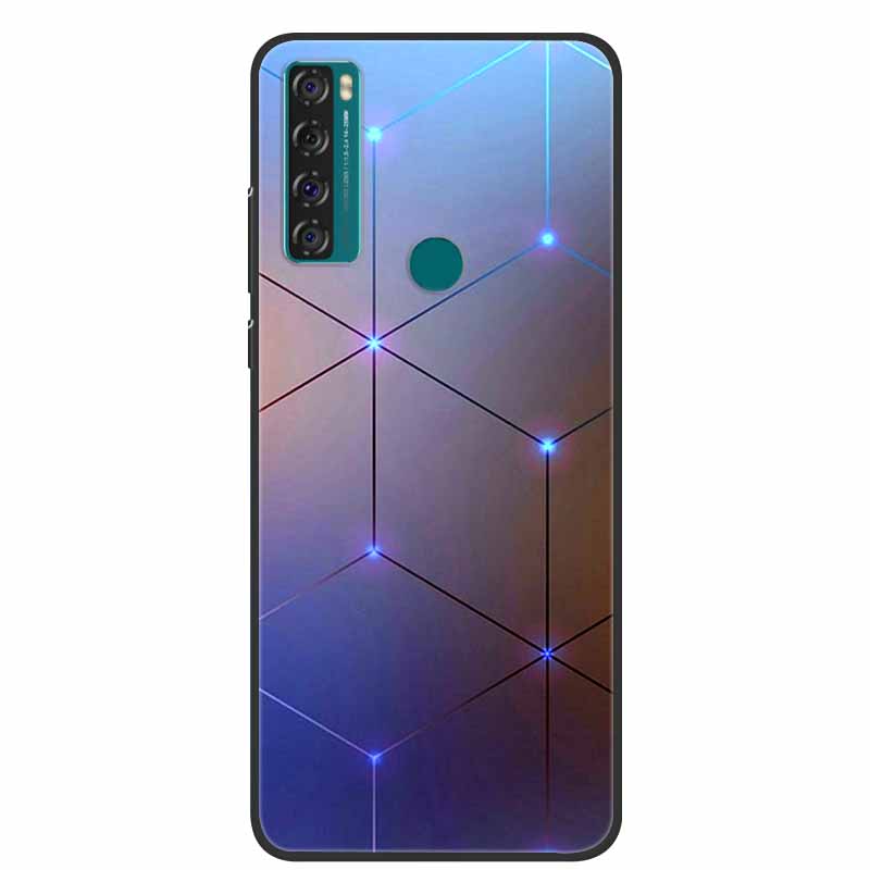 Case For TCL 20 SE Luxury Silicone TPU Soft Phone Cover For TCL 20 SE Case T671H 6.82" Funda Animal Capa Cute Shockproof Coque