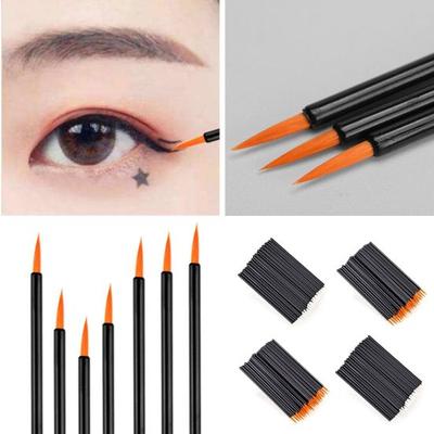 Practical Eyeliner Thin Soft Wand Black Handle Hair