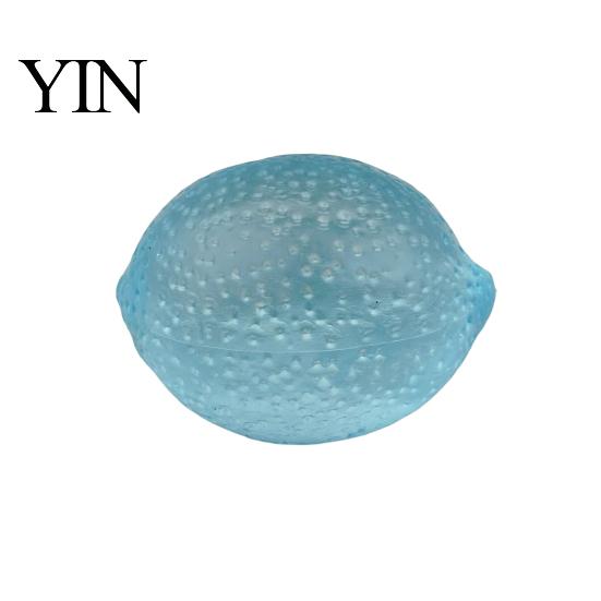 Entspannungs-Knetball Transparente Zitrone Spielzeug, Stressabbau Quallen Eiscreme Linderer Weicher Klarer Würfel Sensorisches Spielzeug für Kinder Erwachsene