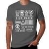 Film Maker Shirt Inspirational Filmmaker Symbols TShirt Work Casual Loose Fit TShirt