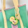 Cute Multifunction Headset Bag Apple Doll Pendant Protective Cover Lanyard Earphone Bag Hanging Ornament Coin Purse