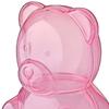 Transparent ABS Candy Bear Jar With Lid For Food Storage And Home Decoration Gummy Storage Container
