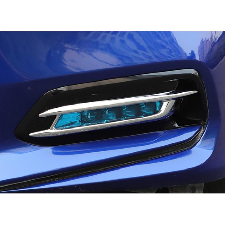 FOR Honda Accord 2018- Chrome Front Bumper Fog Light Lamp Cover Trim 2Pcs