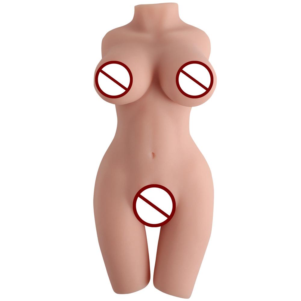 Artificial Vagina for Masturbation Sex Doll Big Boobs & Soft Ass, Sex Dolls for Men Realistic Textured Vaginal Dual Tunnel