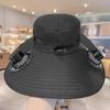 Solar Powered Sun Hat Cooling Fan UV Protection Outdoor Hiking Fishing Camping Summer Travel Bucket Hat Sun Protection Hat