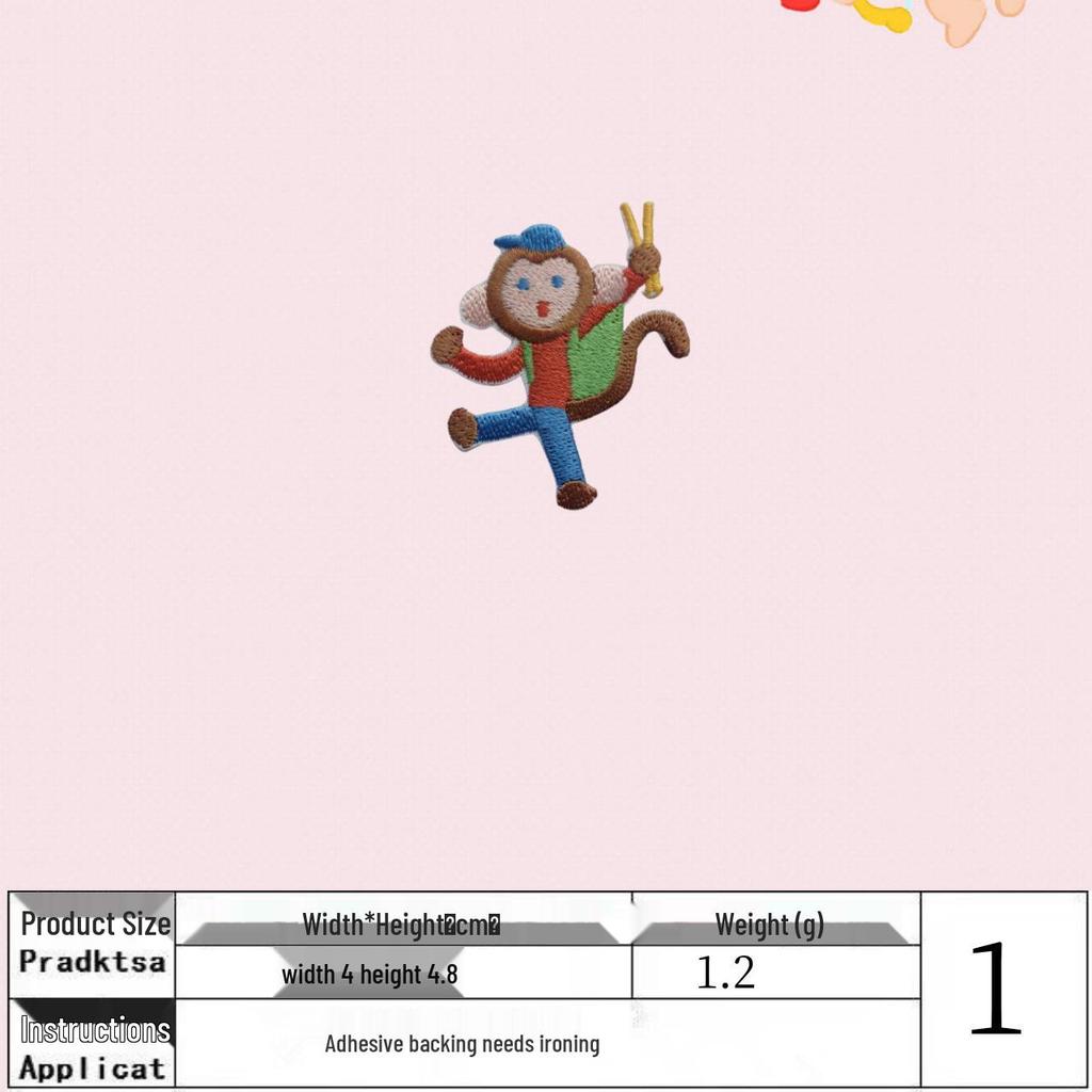 Creative Cartoon Korean Fabric Patch for DIY Clothes and Accessories