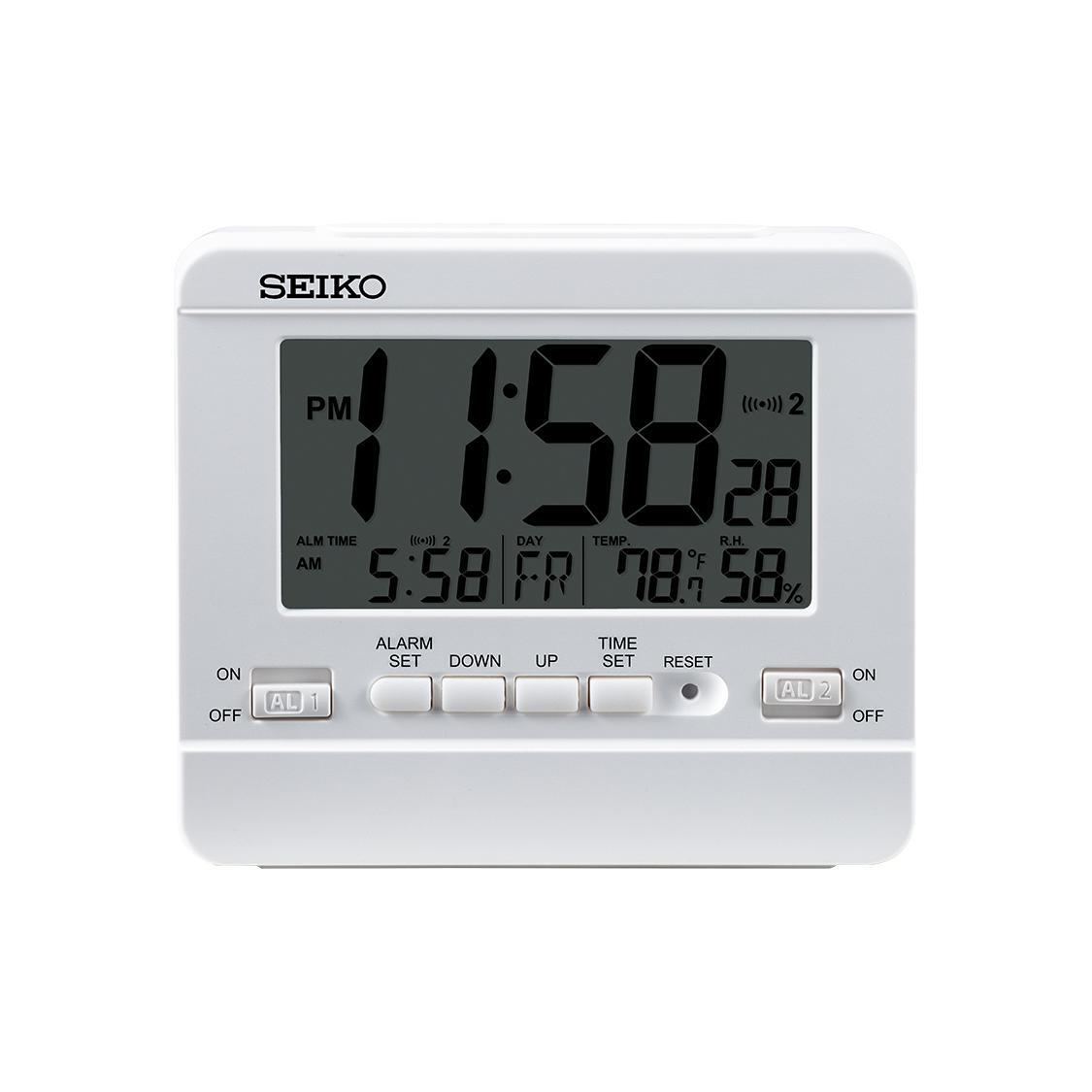SEIKO Кварцевый Будильник Унисекс Белый QHL086W QHL086W QHL086W