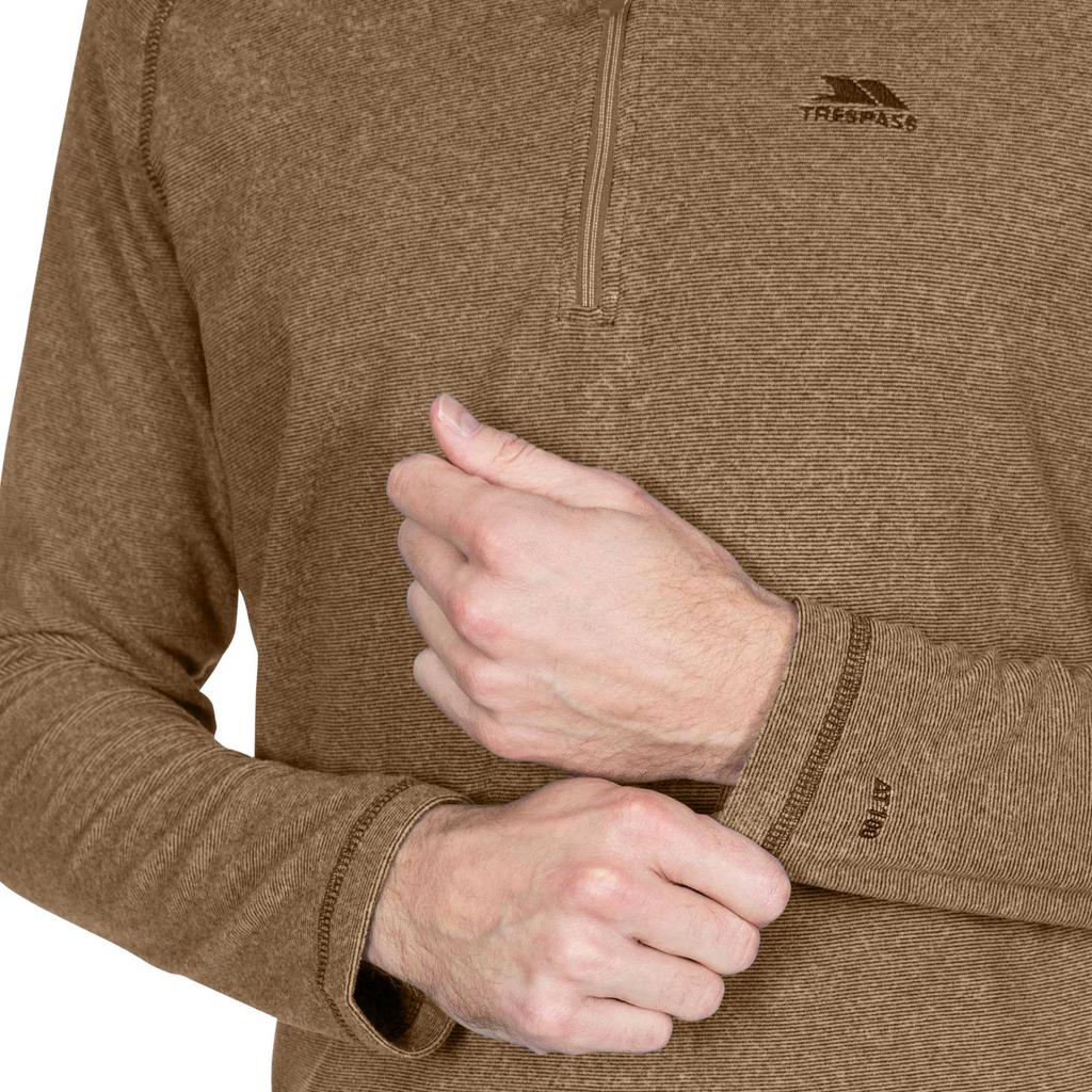 TRESPASS Mens Keynote Anti Pilling 1/4 Zip Fleece Top