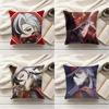 Cartoon H-HonkaiStar R-Rail B-Boothill Various Sizes Square Pillow Case For Car Home Bedchamber Decor