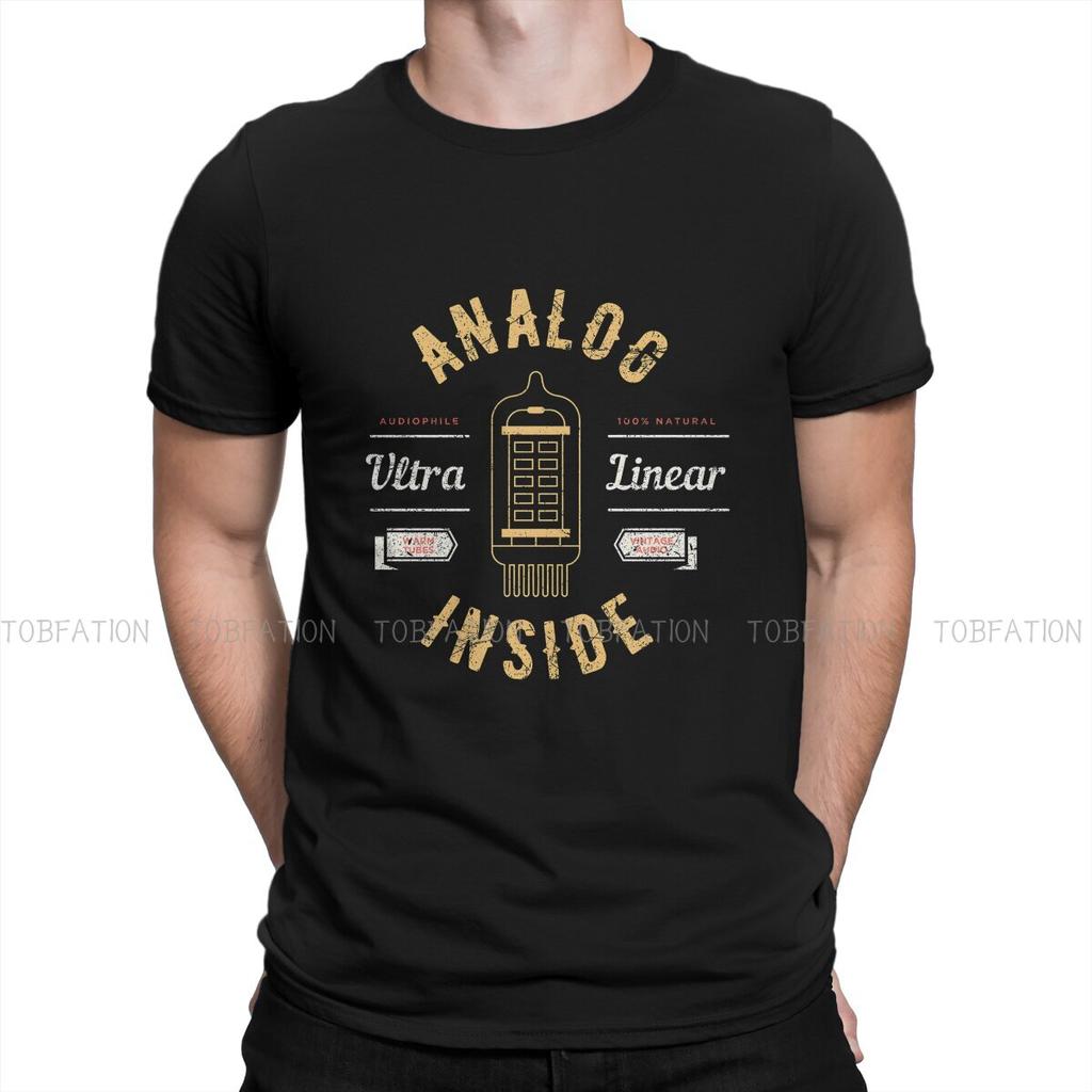 Vacuum Tube Original Tshirts Analog Audiophile Sound Retro Music Lover Personalize Unisexs T Shirt New Trend Tops 6xl