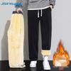 Jeanswest Men's Fleece-Lined Wide-Leg Casual Pants