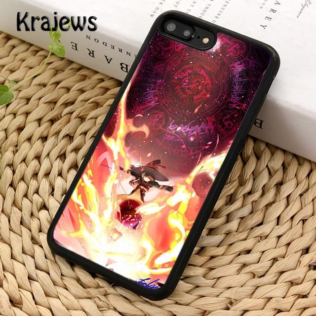 Krajews Anime Konosuba Megumin Handyhülle Cover Für iPhone 14 5 6s 7 8 plus X XR XS 11 12 13 pro max Samsung Galaxy S21 S22ultra