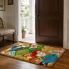 Cute Cartoon Kawaii EEddsworlds Floor Mat Soft Flannel Absorbent Mat Non-Slip Rug Home Bedroom Bathroom
