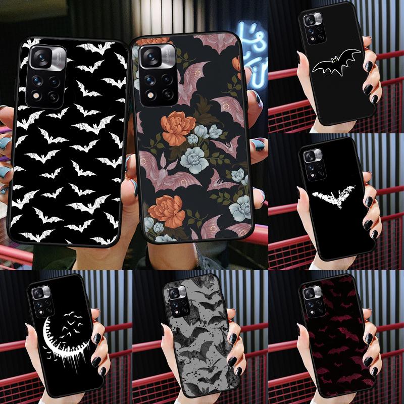 Goth Vampire Bat Gothic Case For Xiaomi Redmi 14C 13C 10C 12C Redmi Note 13 14 Pro 12 11 9 10 9S 10S 11S 12S Cover