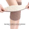 Unisex Triple-Layer Velcro Fleece Knee Pads for Autumn & Winter - Thick, Warm, Protective Gear.