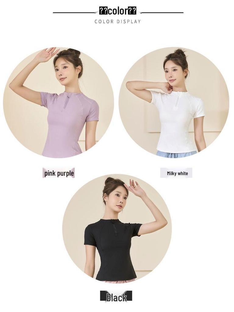 Breathable Summer Workout T-shirt for Running, Gym, and Yoga