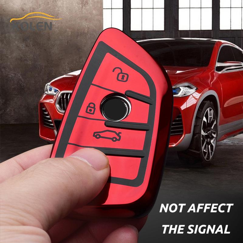 Soft Tpu Car Remote Key Case Cover Fob For Bmw X5 F15 X6 F16 1 2 3 5 7 Series F45 F46 G30 G11 G12 G20 Holder Shell Accessories