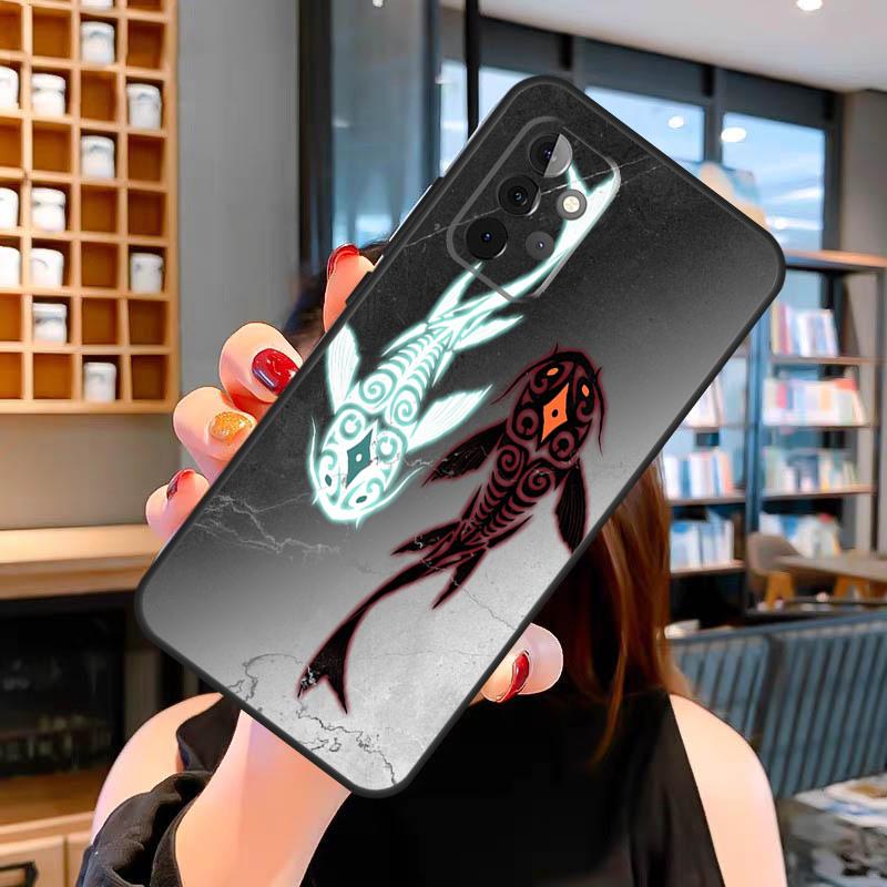 Yin Yang Koi Case For Samsung Galaxy A14 A34 A54 A52S A12 A22 A32 A52 A72 A13 A33 A53 A73 A31 A51 A71