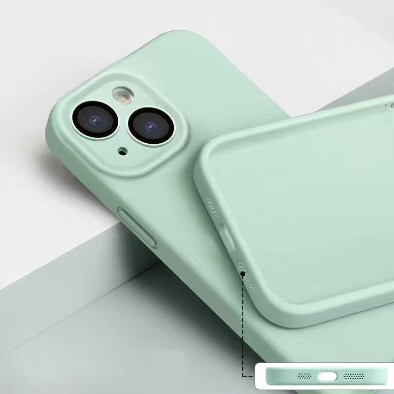 Flüssige Silikon-Objektivfolie ist geeignet für Apple 14ProMax Handyhüllen, iPhone13 Sturzsichere 12 Einfache Schutzhüllen