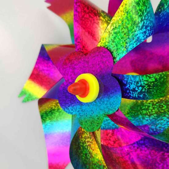 Reflexní větrníky s kolíky Odpuzovač ptáků Větrný mlýnek Plaší ptáky Zvířata pryč