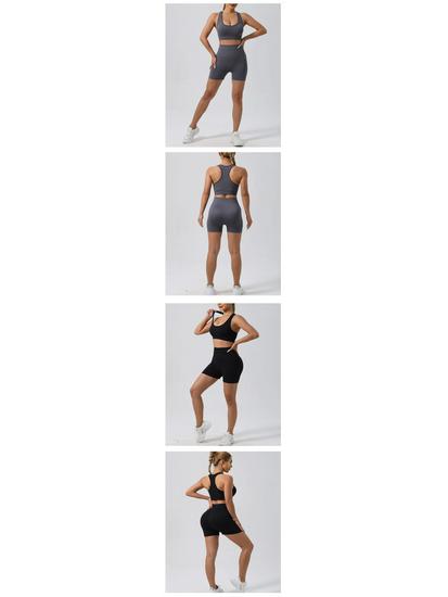 TK Seamless Solid Color Sports Set: Long Sleeve & Pants for Autumn/Winter Yoga & Fitness