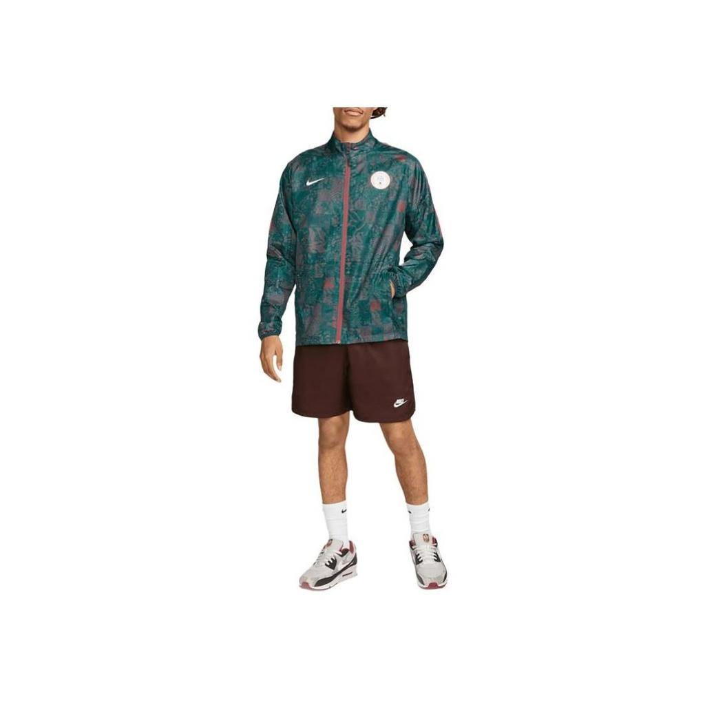 Nike Dri-Fit Academy Swoosh Nigeria 2023 Fashion Comfortable Versatile Jacket Men Jacket Deep-Teal Canyon-Rust White DV2052-393
