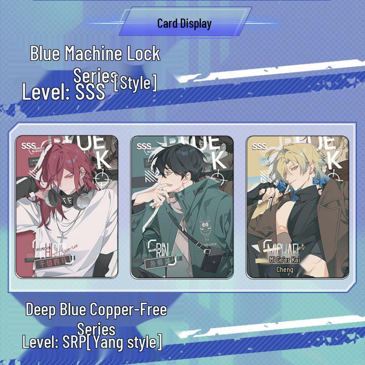 Leka Blue Lock High-Value Trading Card Pack: Rare Itoshi Sae & Bachira Meguru Cards