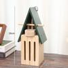 Hanging Butterfly Shelter Weather Resistant Wooden Habitat Feeder For Outdoor Garden