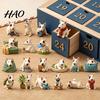 24 Day Holiday Surprise Dog Advent Calendar 2026, 24-Day Christmas Countdown with Acrylic December Daily Celebration Cute Ornaments, Collectible