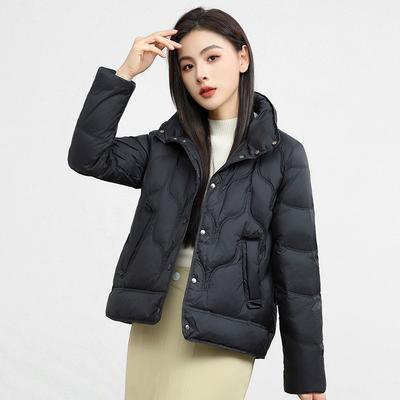 Short Mother Down Jacket, Women's Thick Winter Women's Duck Down, New Pinghu Feeling Large Size