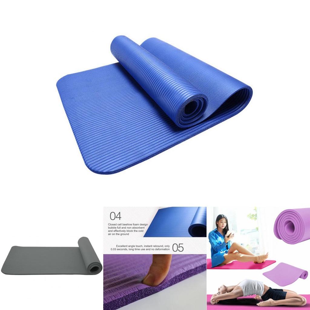Premium Qualität 10mm Dicke Große Yogamatte Mit Hochdichter Rutschfester Oberfläche