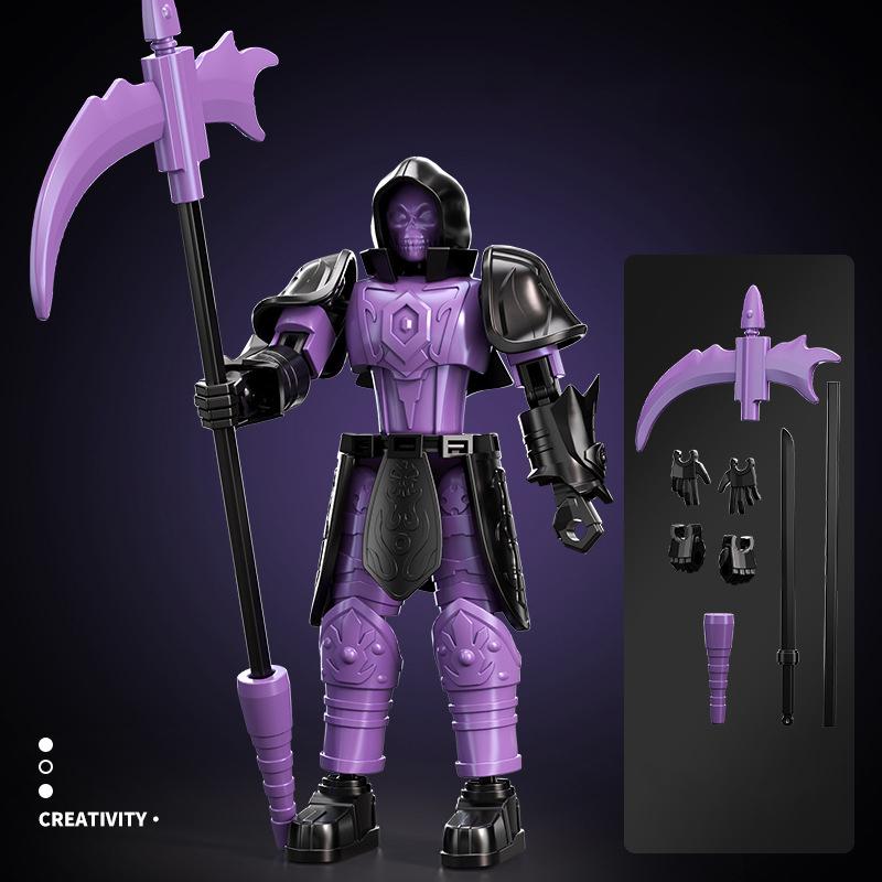 

Death God Sickle Messenger Multi-Jointed Movable Shapeshift Robot 3D Printed Mannequin Dummy Titan 13 Action Figurine Kids Toys