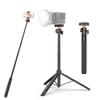 Fat Cow Portable Action Camera Selfie Stick with Tripod & Telescopic Extension for Phones & Mirrorless Cameras