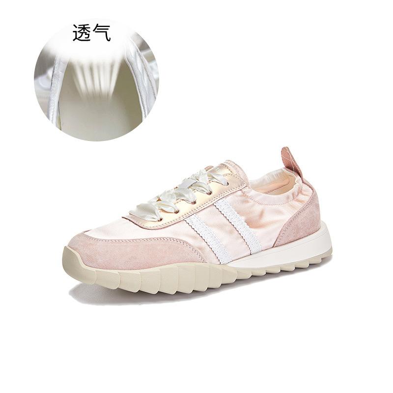 Leather German training shoes women's 2025 summer new versatile fashion breathable little white shoes trend heightening shoes casual women's shoes