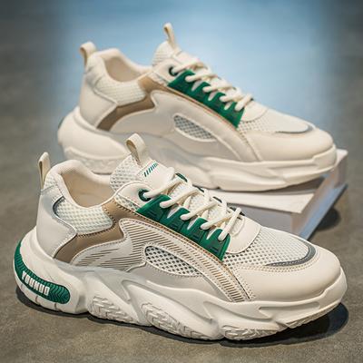 New Shoes for Men Casual Sport Platform Shoes Spring Summer Breathable Chunky Sneaker Street Cool Trainers