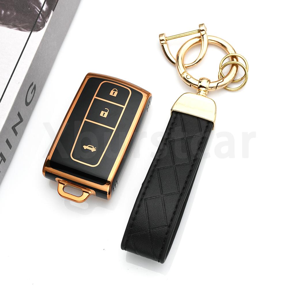 3 Buttons Auto Shell Keyless Protector Holder For Toyota Camry Corolla Verso Prius 2004 - 2008 Car Remote Key Case Fob Cover