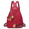 Fashionable Korean Style Waterproof Oxford Crossbody Backpack: Lightweight, Versatile, Large Capacity, Multi-functional