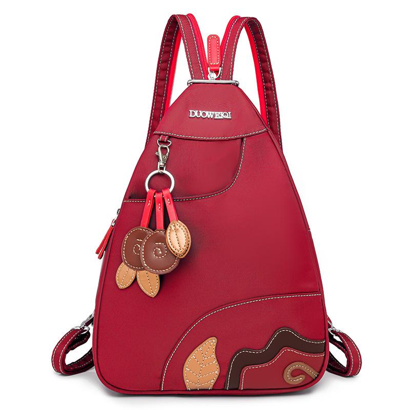 Fashionable Korean Style Waterproof Oxford Crossbody Backpack: Lightweight, Versatile, Large Capacity, Multi-functional