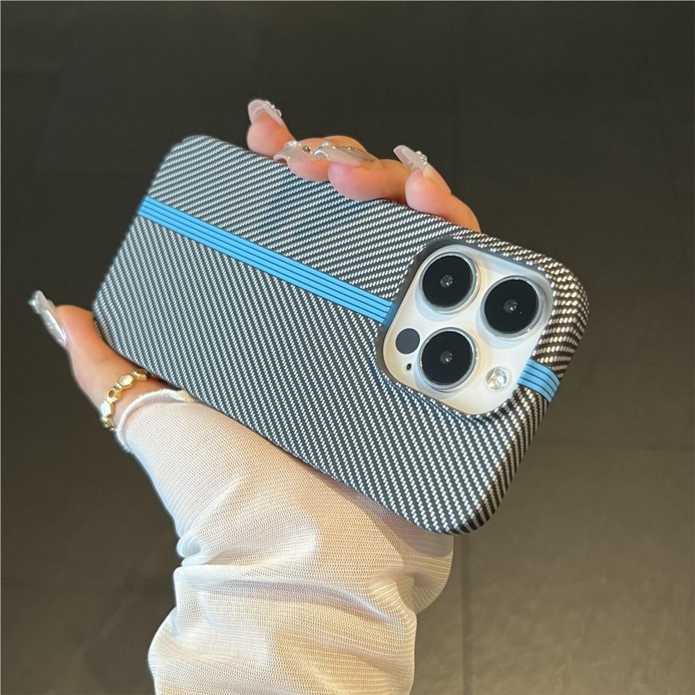 Carbon Fiber Plastic Bumper Ultra Thin Hard Armor Case For iPhone 15 14 13 12 11 Pro Max Plus Shockproof Protective Cool Cover