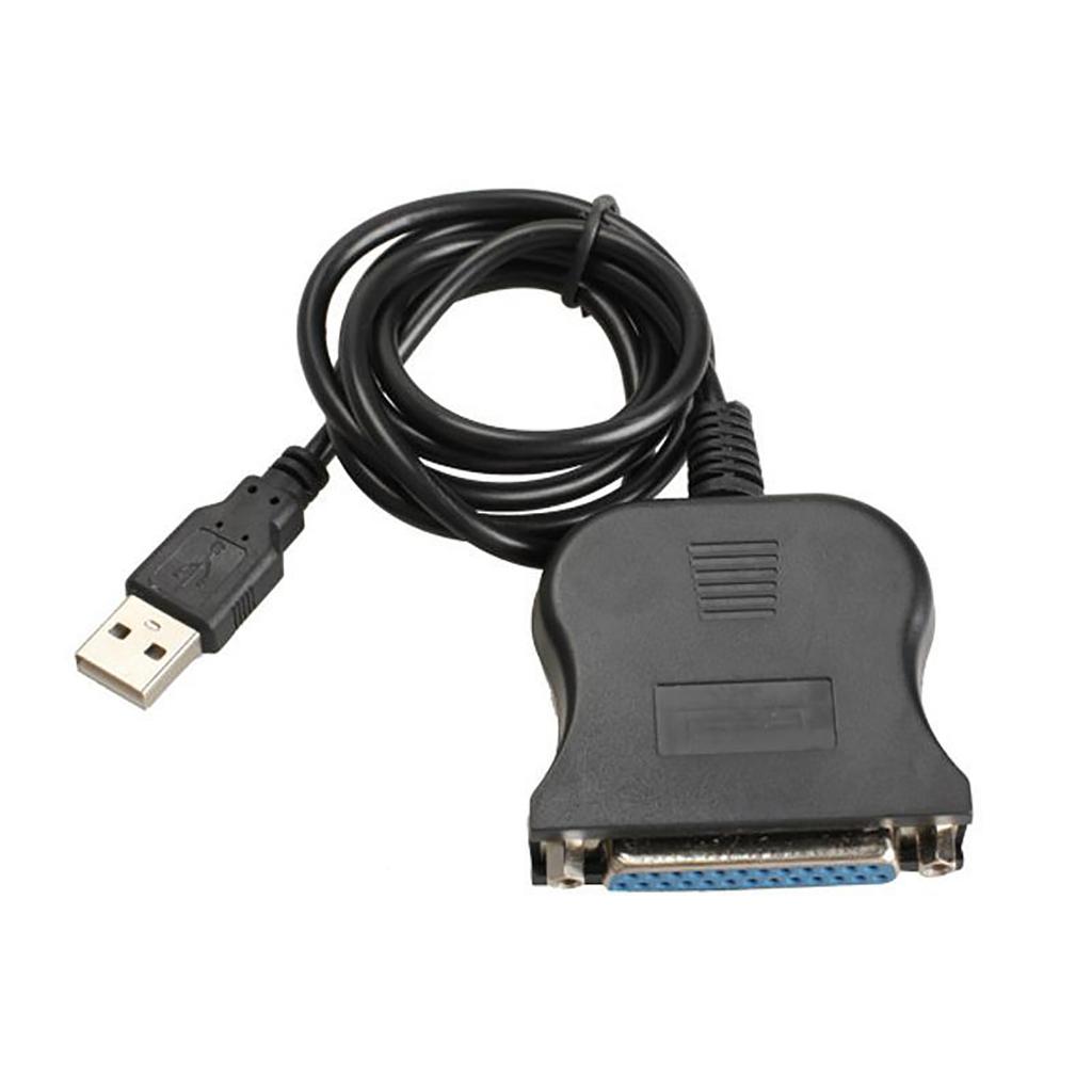 80cm USB To DB25 25Pin Parallel Port Printer Converter Cable USB2.0 Adapter