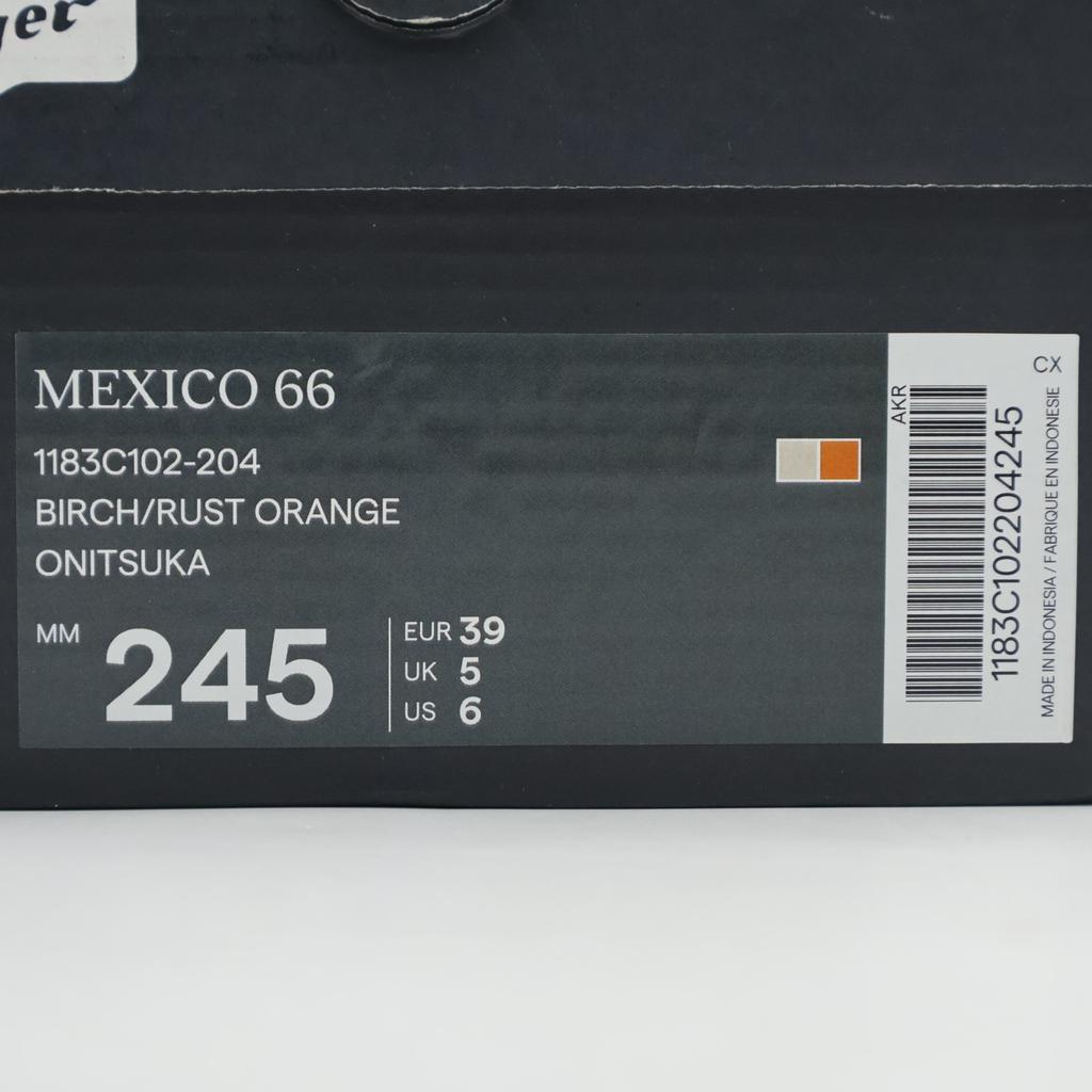 1183C102-204 Onitsuka Tiger MEXICO 66 BIRCH RUST ORANGE (Herren-)