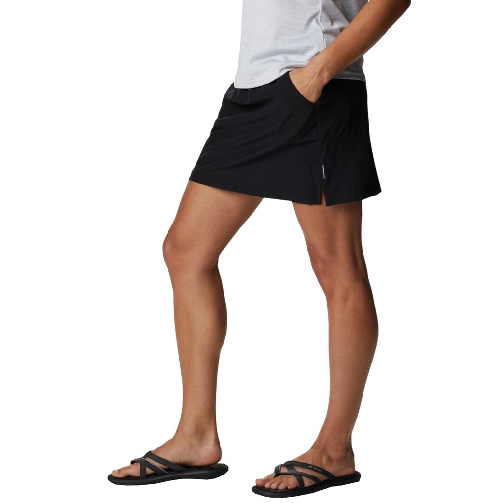 Columbia Alpine Chill Zero Multisport Skort, Damen schwarze Shorts